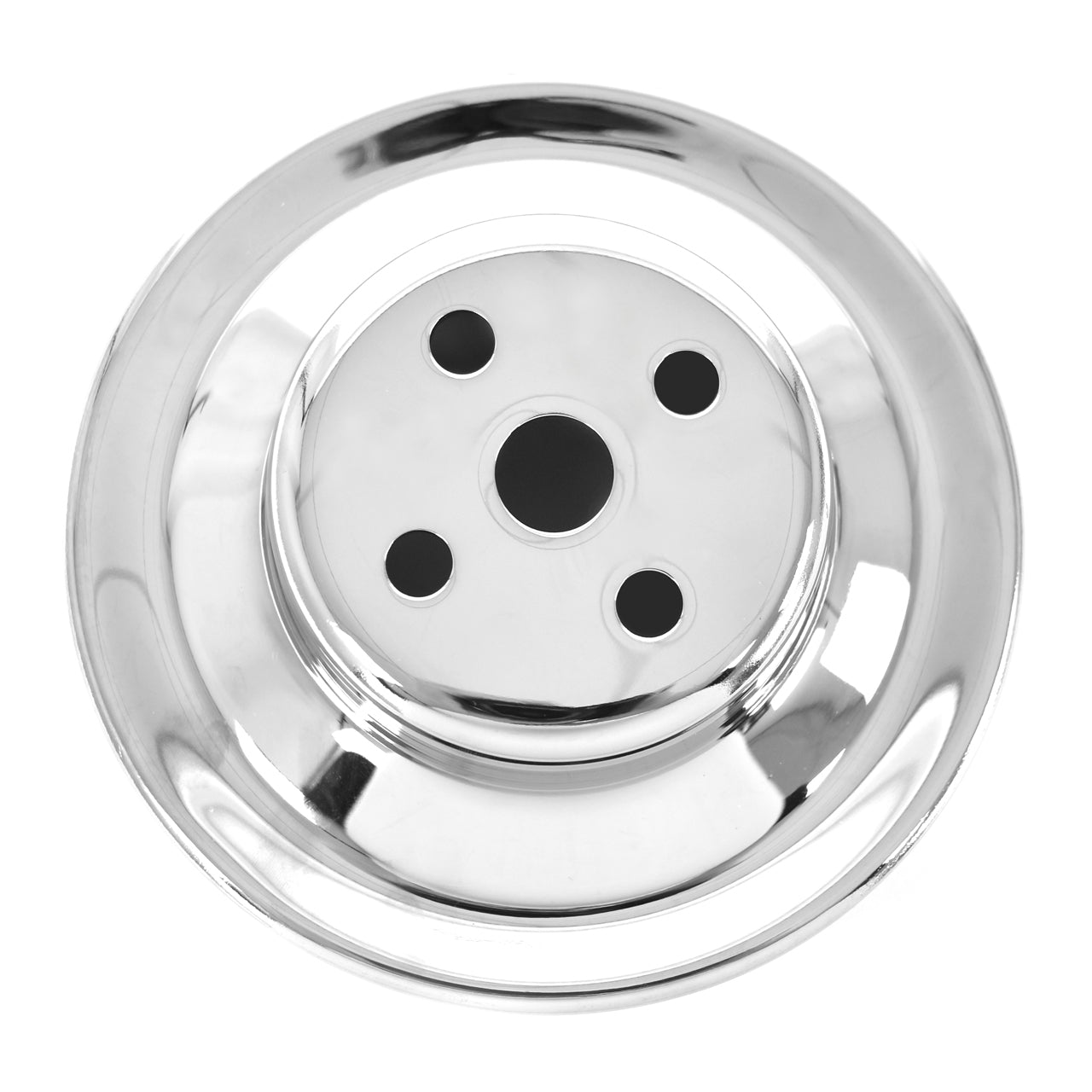 Chrome Water Pump Pulley | 2-Groove | 428CJ V8 | 1968 Mercury Cougar