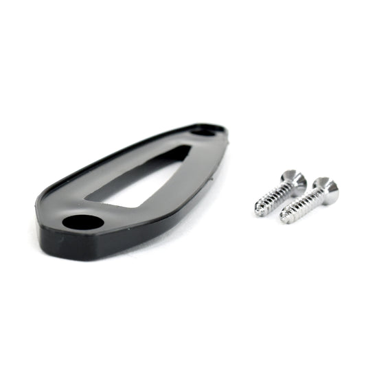 Bullet Mirror Pad with Screws | Short Base | Contoured | 1967-68 Ford Mustang