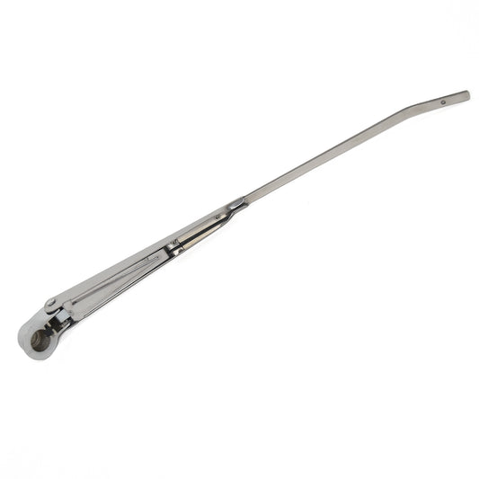 Windshield Wiper Arm | Polished Stainless | Flanged Cap | LH or RH | 1966-70 Ford Mustang