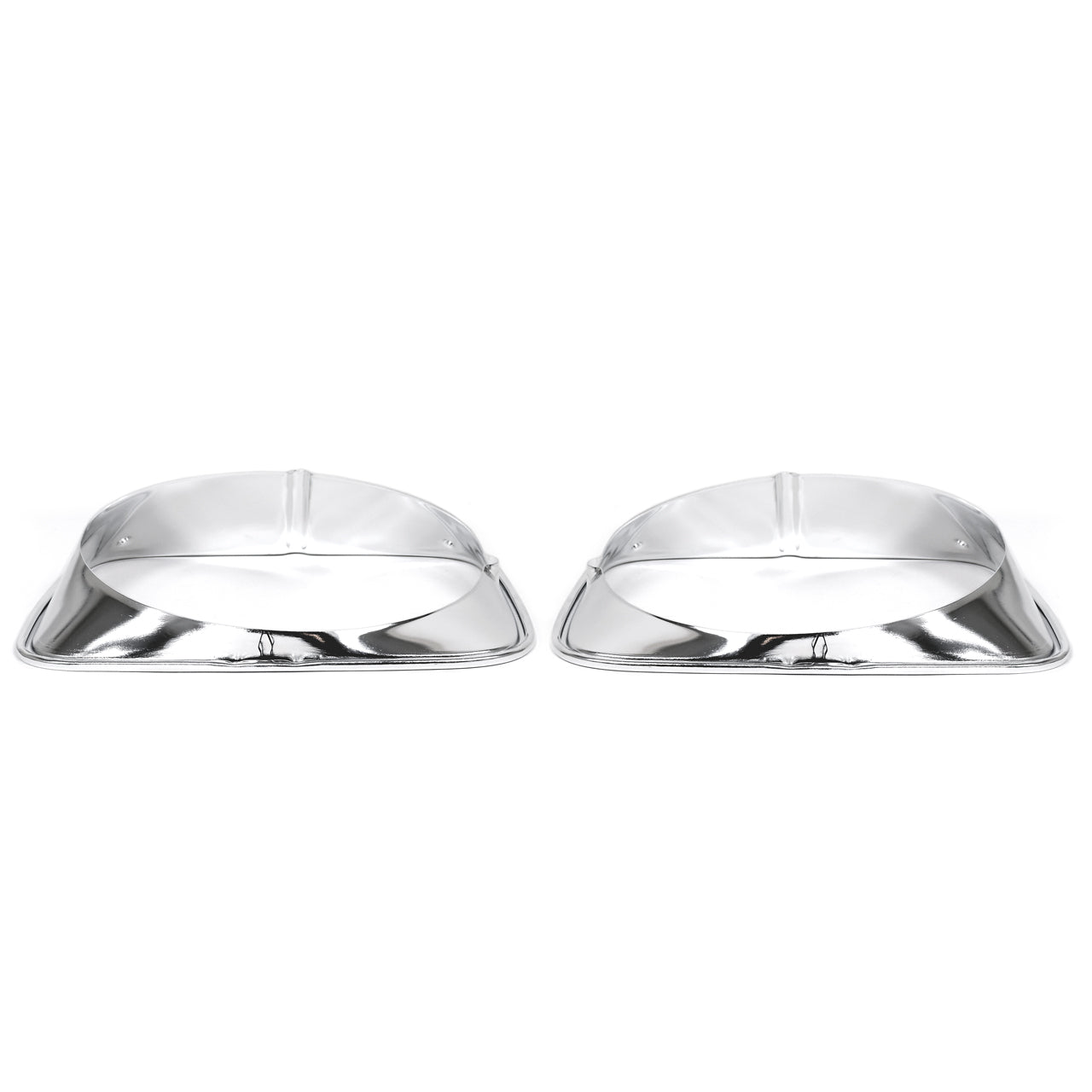 Headlight Doors | Polished Aluminum | Pair | 1973 Ford Mustang