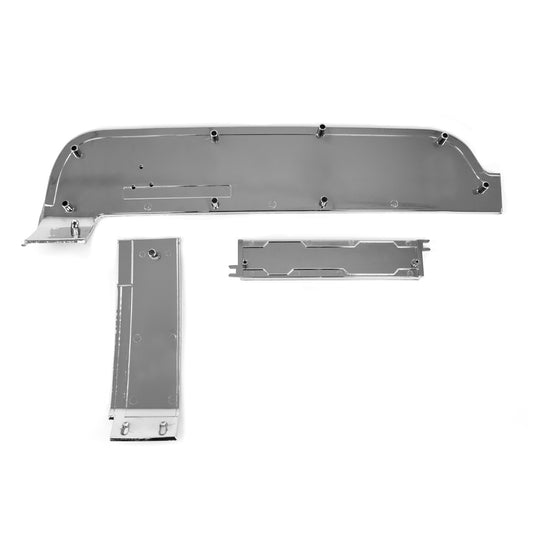 Dash Trim Set | Deluxe Woodgrain | Upper / Center / Lower | Non-AC | 1968 Ford Mustang