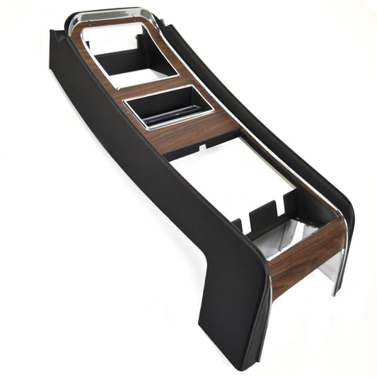 Center Dash Trim | Non-Gauge | Deluxe Woodgrain | 1971-73 Ford Mustang