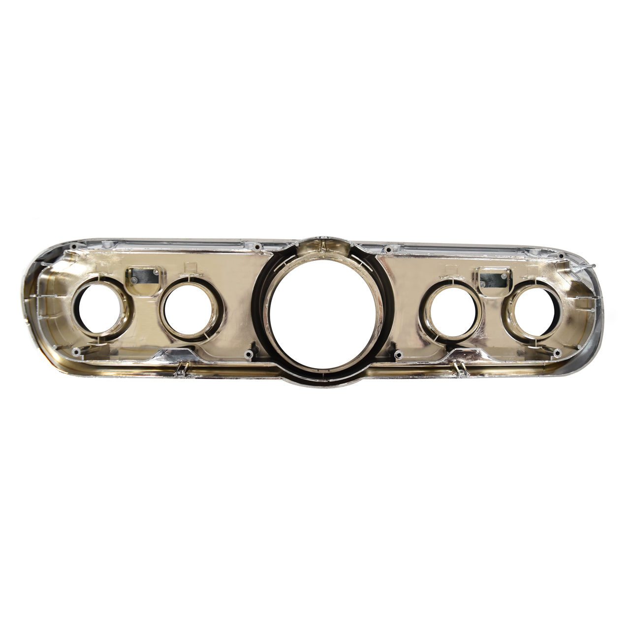 Instrument Cluster Bezel | Black | Round Gauges | GT Style | 1965 Ford Mustang