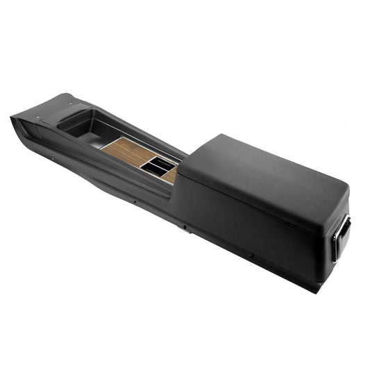 Center Console Assembly | Manual Transmission | Deluxe Woodgrain | 1969 Ford Mustang
