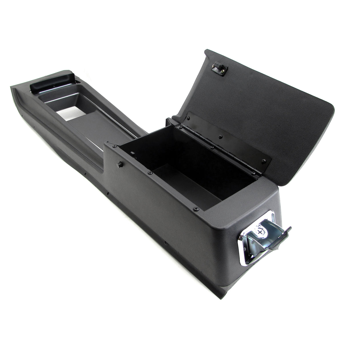 Center Console Assembly | Manual Transmission | Black | 1970 Ford Mustang