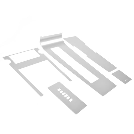 Center Console Overlay Set | Brushed Aluminum | Automatic | 1967 Ford Mustang