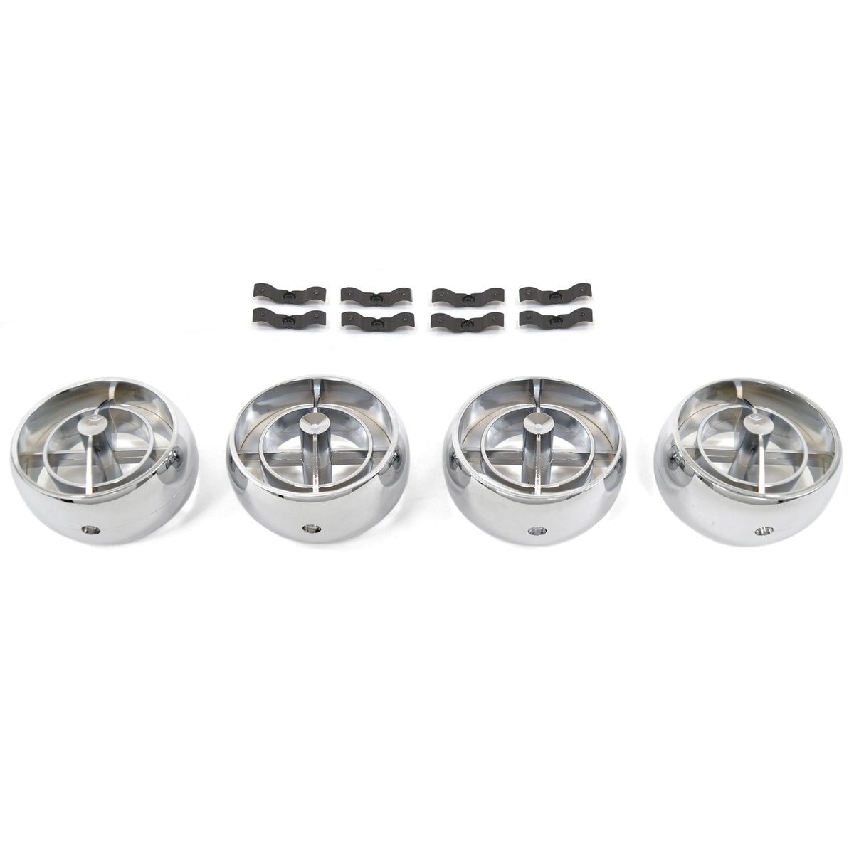 Underdash Hang-On Air Conditioner Fan Registers | Set of 4 | 1965 Ford Mustang