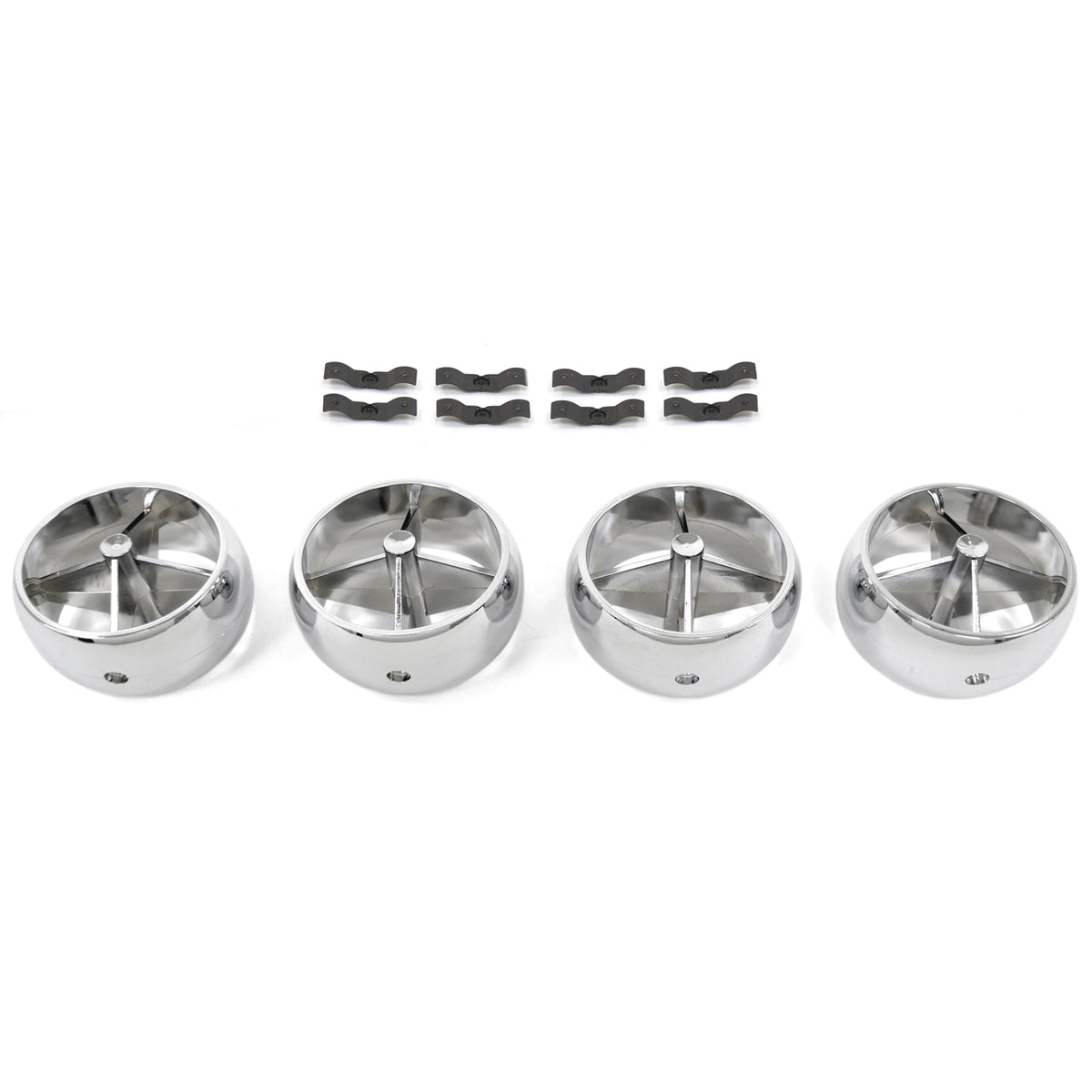Underdash Hang-On Air Conditioner Fan Registers | Set of 4 | 1966 Ford Mustang