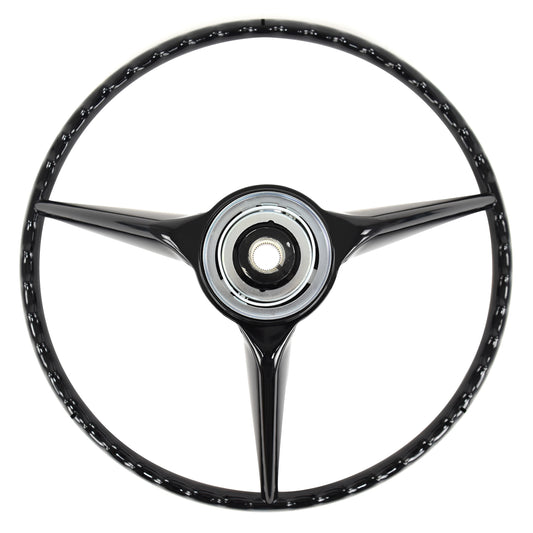 Steering Wheel | 3 Spoke | Black | 1967 Ford Mustang