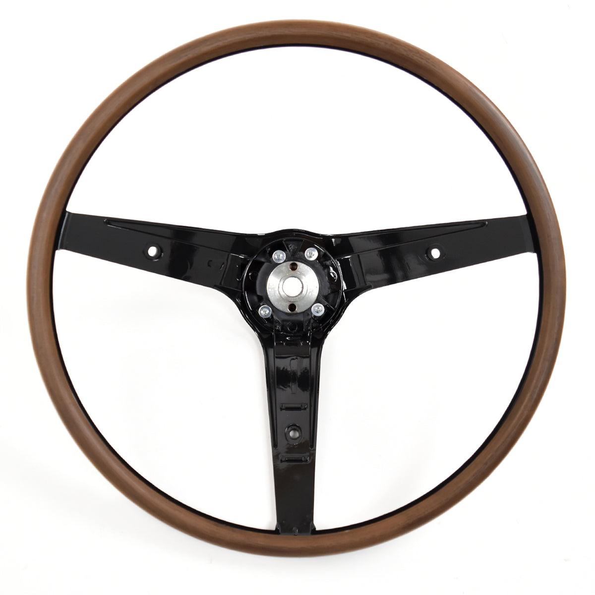 Rim-Blow Steering Wheel | 3 Spoke | Deluxe Woodgrain | 1969 Mercury Cougar
