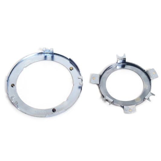 Horn Ring Contact Plate Set | For Deluxe Woodgrain Steering Wheel | 1965-67 Ford Mustang