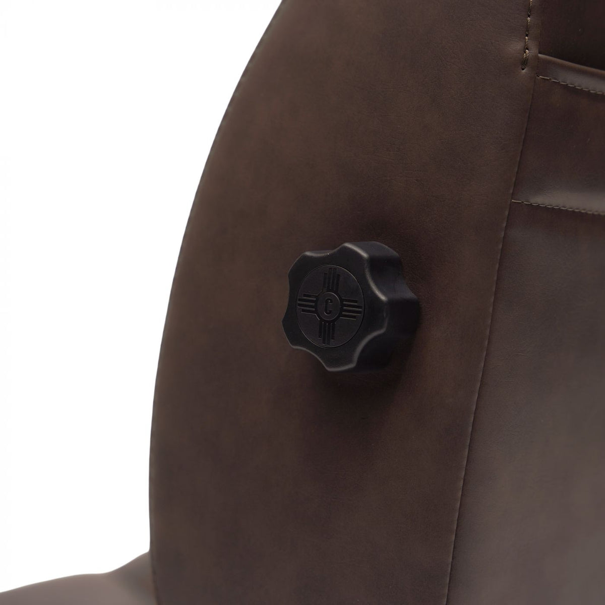 Caballo Front Bucket Seats | Espresso Diamond Stitch | 1965–70 Mustang
