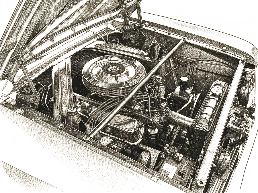 1964-73 Ford Mustang Engine Parts