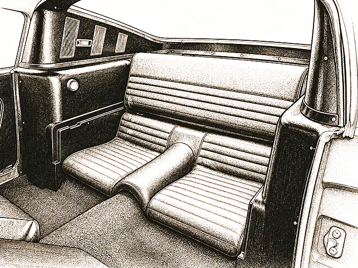 1964-73 Ford Mustang Fastback Interior