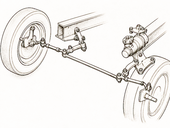 1964-73 Ford Mustang Steering Linkage