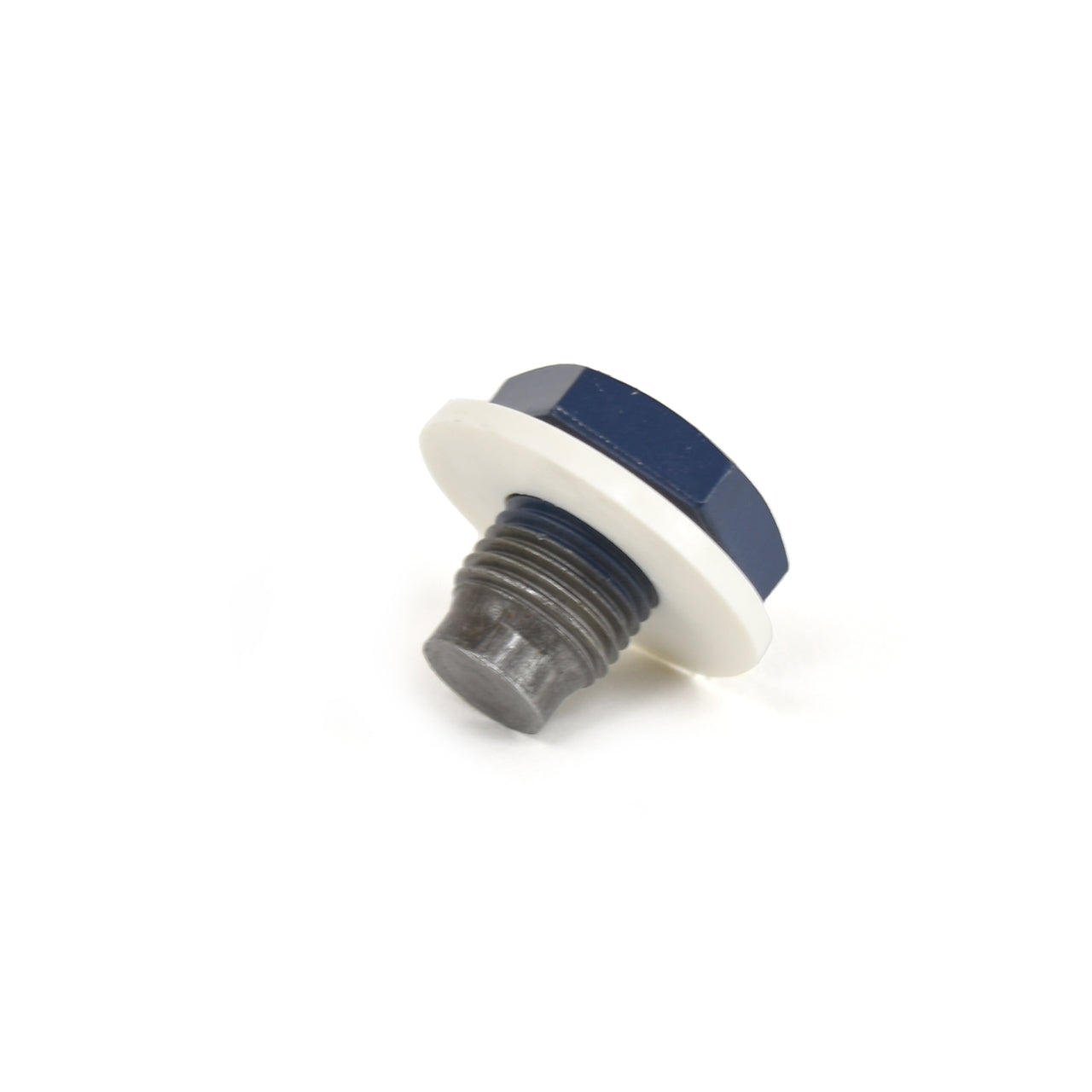 Oil Pan Drain Plug + Gasket | OE Blue | 1/2-20 | 1965-73 Ford Mustang