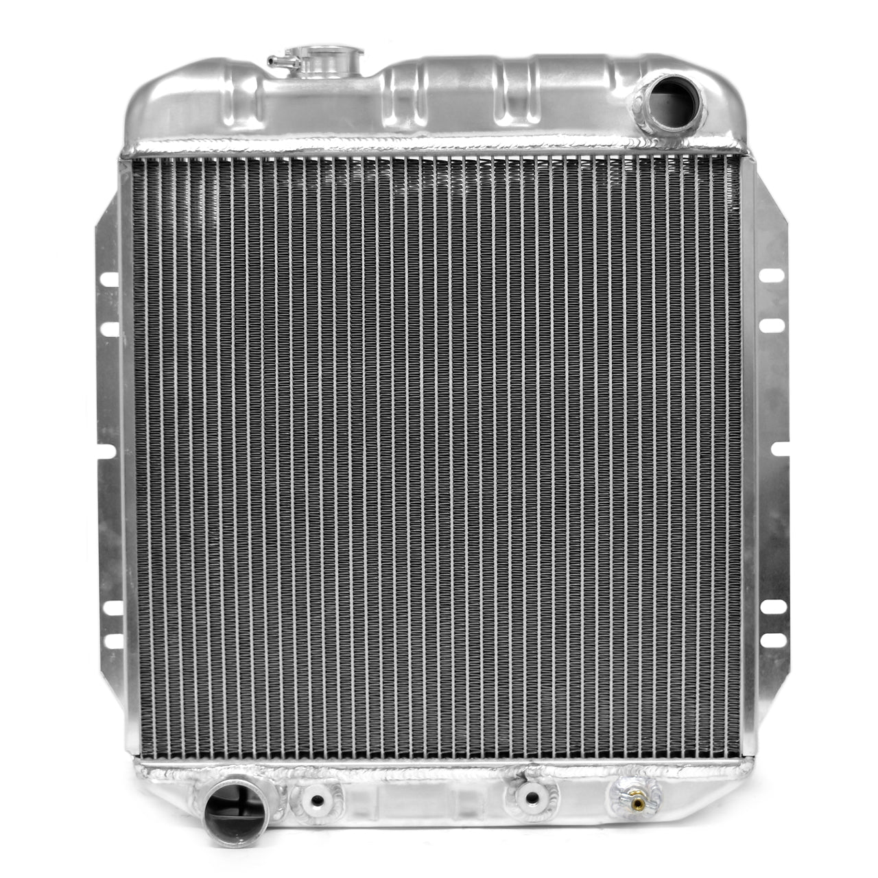 High-Flow Aluminum Radiator | 2-Row | 17 inch | 5.0L Swap | 1965-66 Ford Mustang