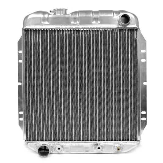 High-Flow Aluminum Radiator | 2-Row | 17 inch | 5.0L Swap | 1965-66 Ford Mustang