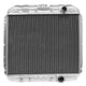 High-Flow Aluminum Radiator | 2-Row | 20 inch | 289 302 351W V8 | 1967-69 Ford Mustang