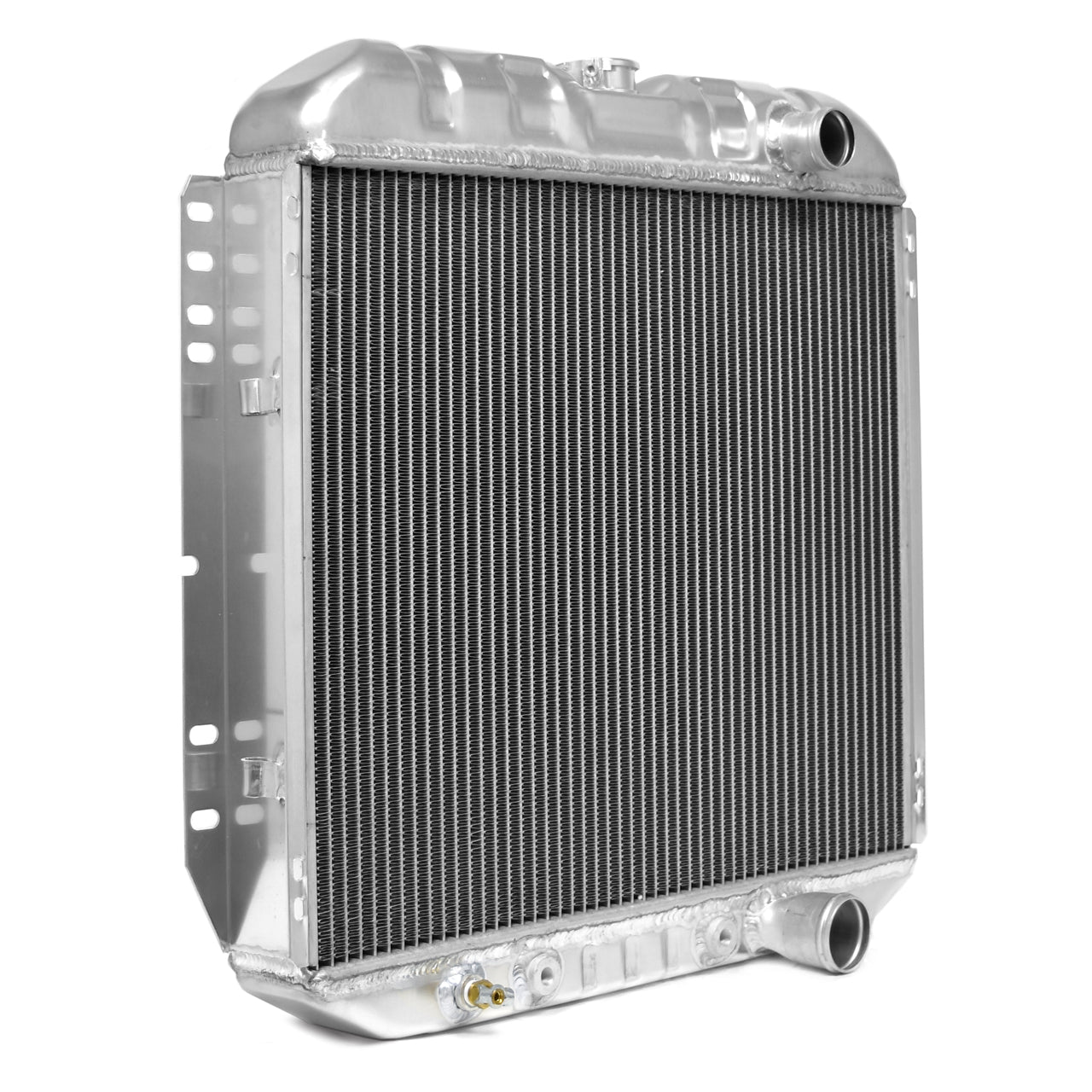 High-Flow Aluminum Radiator | 2-Row | 20 inch | 289 302 351W V8 | 1967-69 Ford Mustang