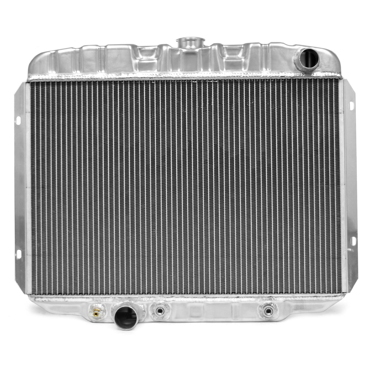 High-Flow Aluminum Radiator | 2-Row | 24 inch | 302 351W V8 | 1970 Ford Mustang