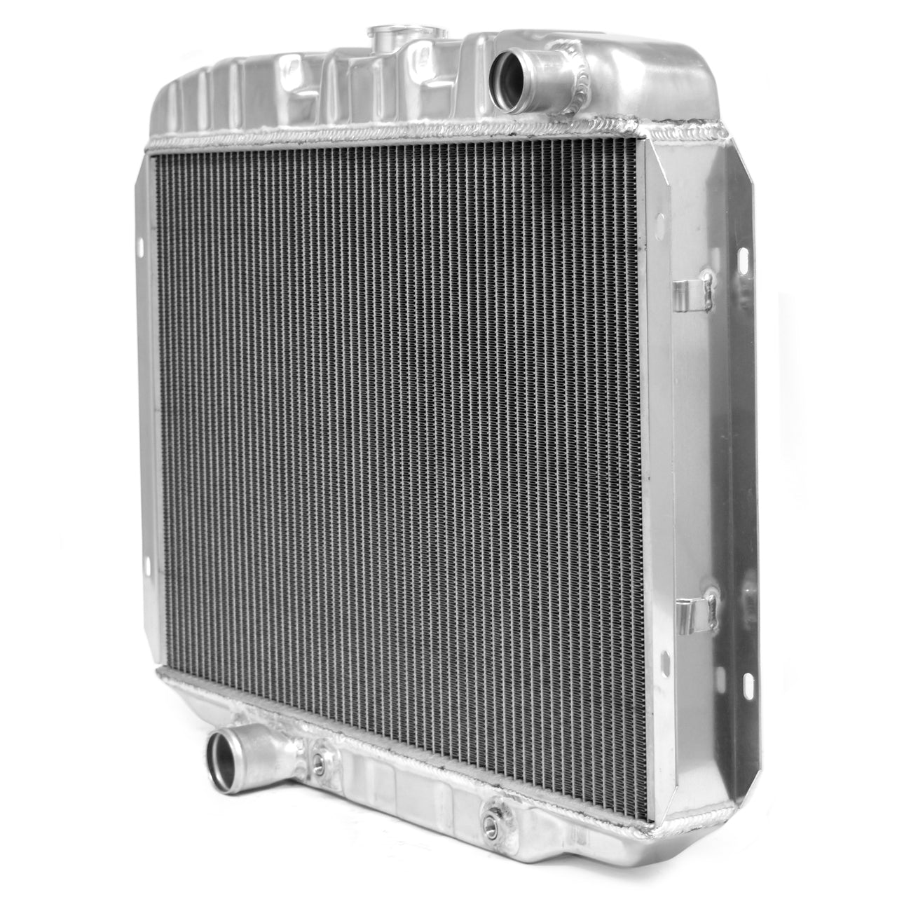 High-Flow Aluminum Radiator | 2-Row | 24 inch | 302 351W V8 | 1970 Ford Mustang