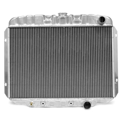 High-Flow Aluminum Radiator | 2-Row | 24 inch | 289 302 351W V8 | 1968-69 Ford Mustang