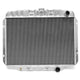 High-Flow Aluminum Radiator | 2-Row | 24 inch | 289 302 351W V8 | 1968-69 Ford Mustang