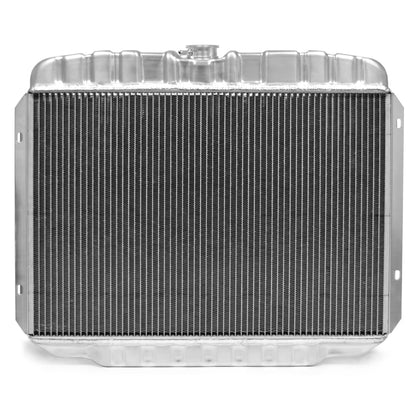 High-Flow Aluminum Radiator | 2-Row | 24 inch | 289 302 351W V8 | 1968-69 Ford Mustang