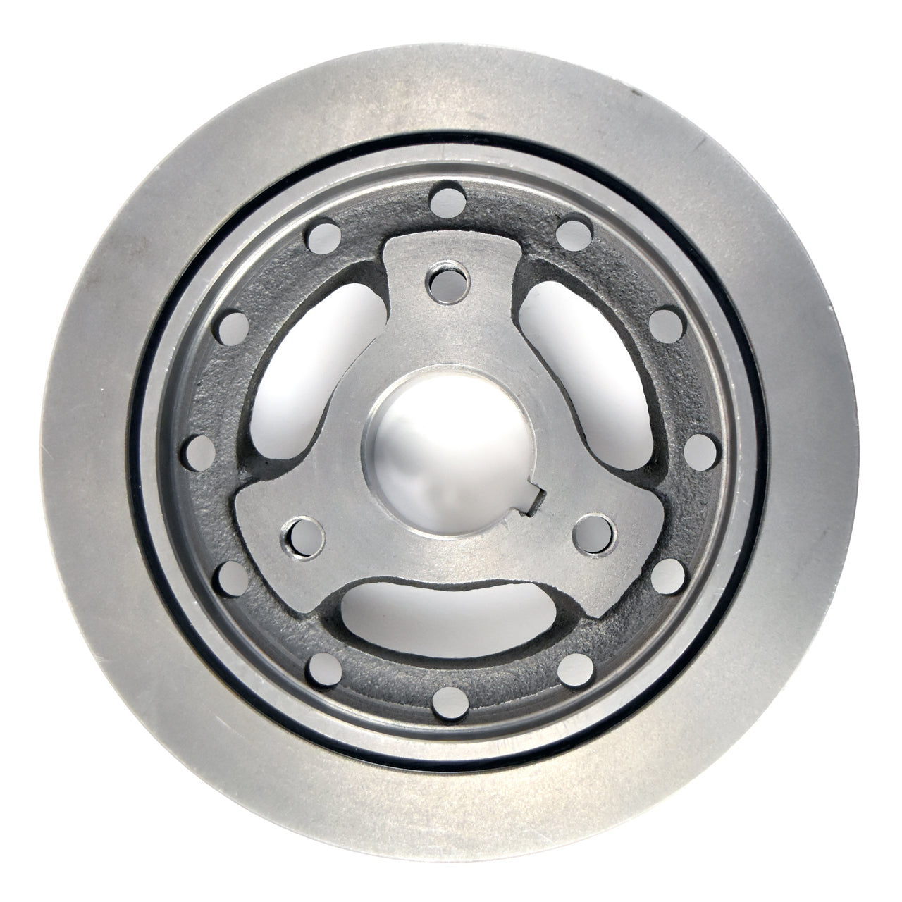 Crankshaft Damper Pulley | 1-Groove | 3-Bolt Hub | 352 / 390 FE V8 | 1967-69 Ford Mustang
