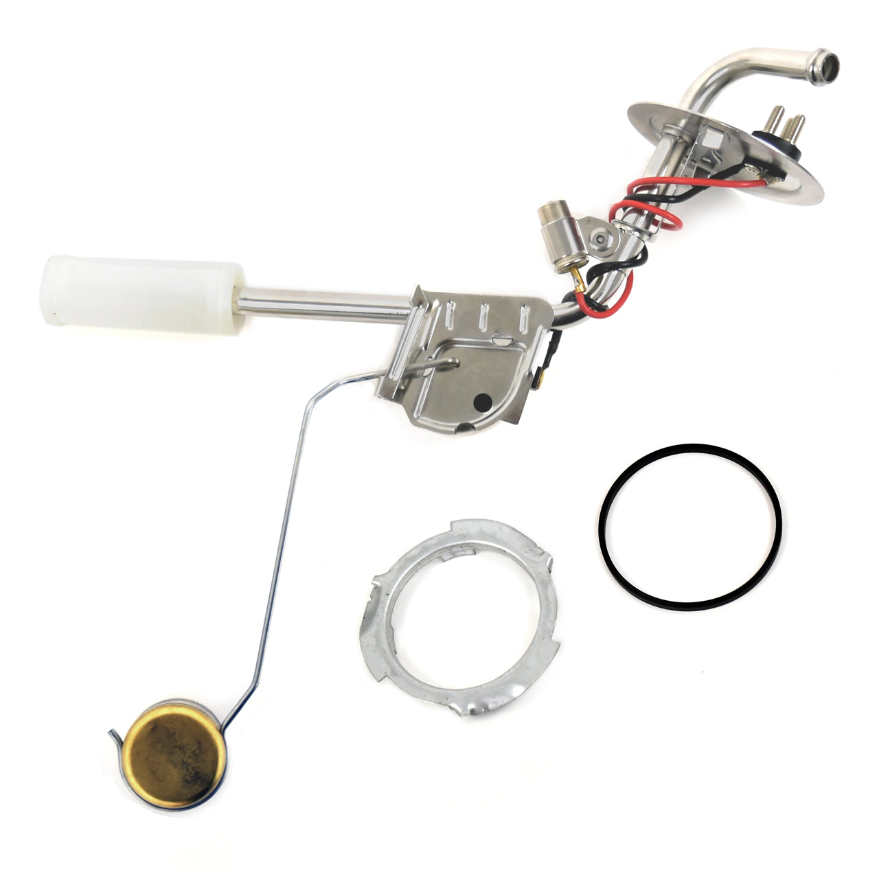 Stainless Fuel Sending Unit with Low Level Sensor | 3/8" Outlet | 1967-68 Ford Mustang