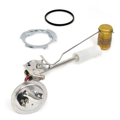 Classic Mustang Fuel Sending Unit with Low Fuel Sensor | 3/8" Outlet | Stainless