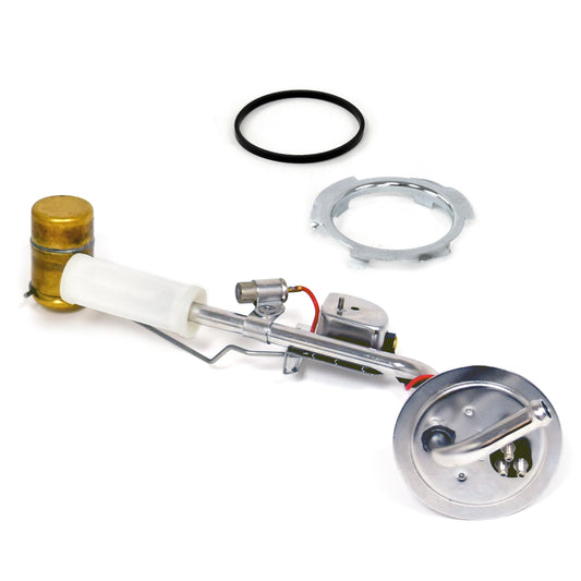 Stainless Fuel Sending Unit with Low Level Sensor | 3/8" Outlet | 1971-73 Ford Mustang
