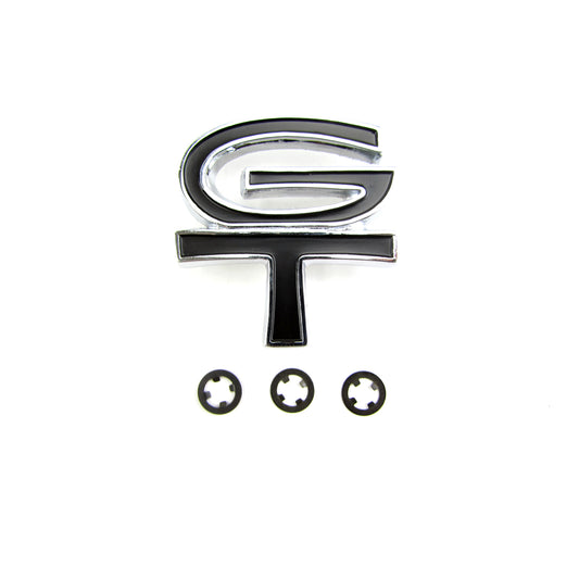 GT Fuel Cap Emblem | Black | 1967 Ford Mustang