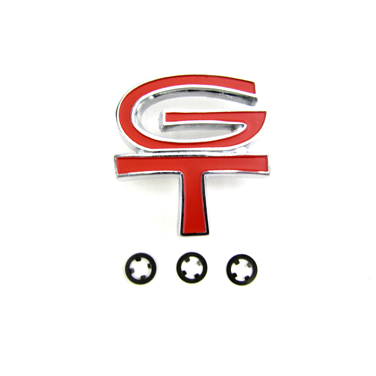 GT Fuel Cap Emblem | Red | 1968 Ford Mustang