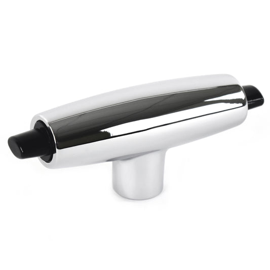 Chrome Automatic Shifter T-Handle with Buttons | C4 / C6 | 1964-73 Ford Mustang