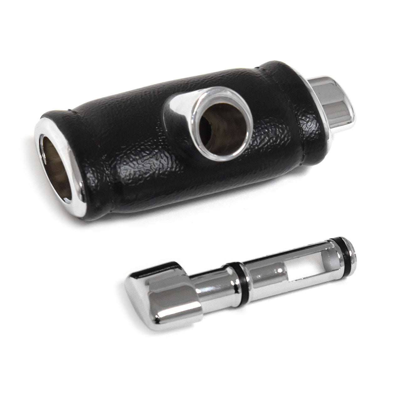 Deluxe Automatic Shifter T-Handle with Buttons | Black | C4 / C6 | 1964-73 Ford Mustang