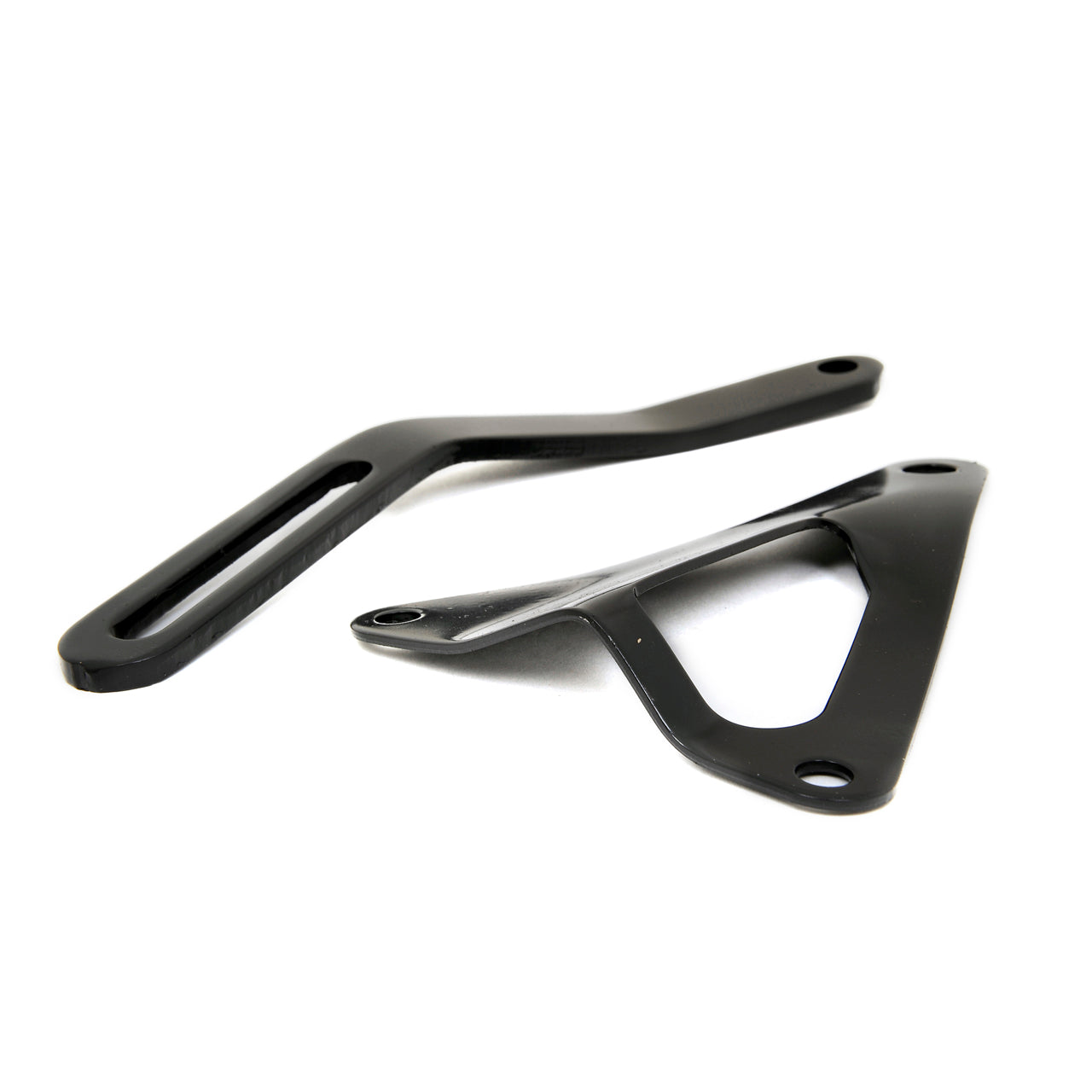 Black Alternator Brackets Set | Non-Smog | 289 / 302 / 351W | 1965-69 Ford Mustang