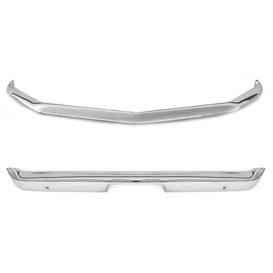 Chrome Bumpers | Front & Rear Set | 1969-70 Ford Mustang