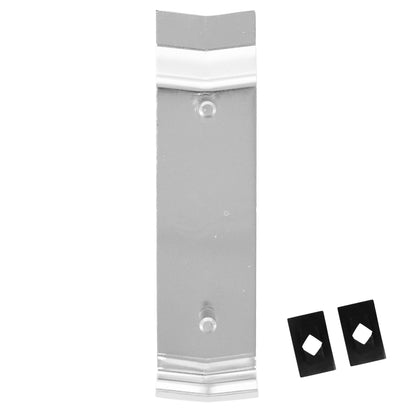 Grille Trim Molding Joint Cover | Polished | 1967-68 Ford Mustang