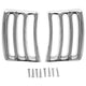 Chrome Headlight Bucket Extension Trim | Pair | 1964-66 Ford Mustang