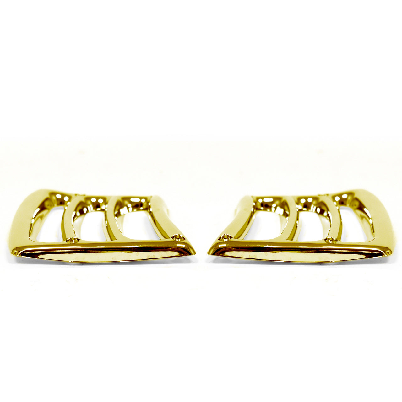 Gold Headlight Bucket Extension Trim | Pair | 1964-66 Ford Mustang