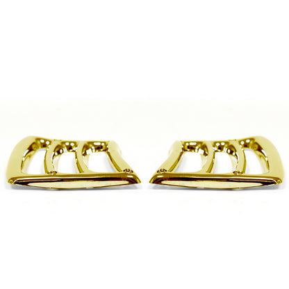 Gold Headlight Bucket Extension Trim | Pair | 1964-66 Ford Mustang