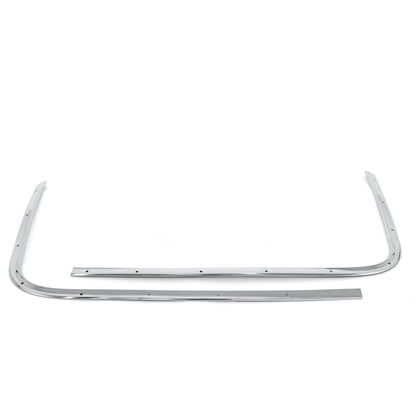 Convertible Top Boot Hockey Stick Trim Moldings | Pair | 1967 Ford Mustang