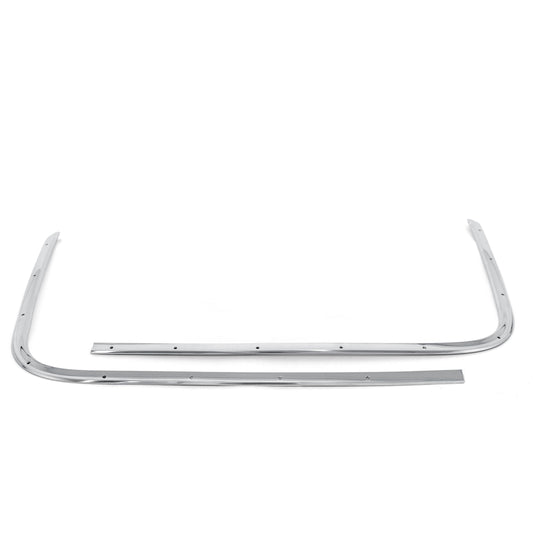Convertible Top Boot Hockey Stick Trim Moldings | Pair | 1967 Ford Mustang