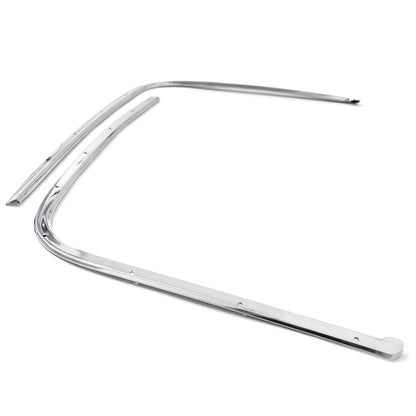 Convertible Top Boot Hockey Stick Trim Moldings | Pair | 1967 Ford Mustang