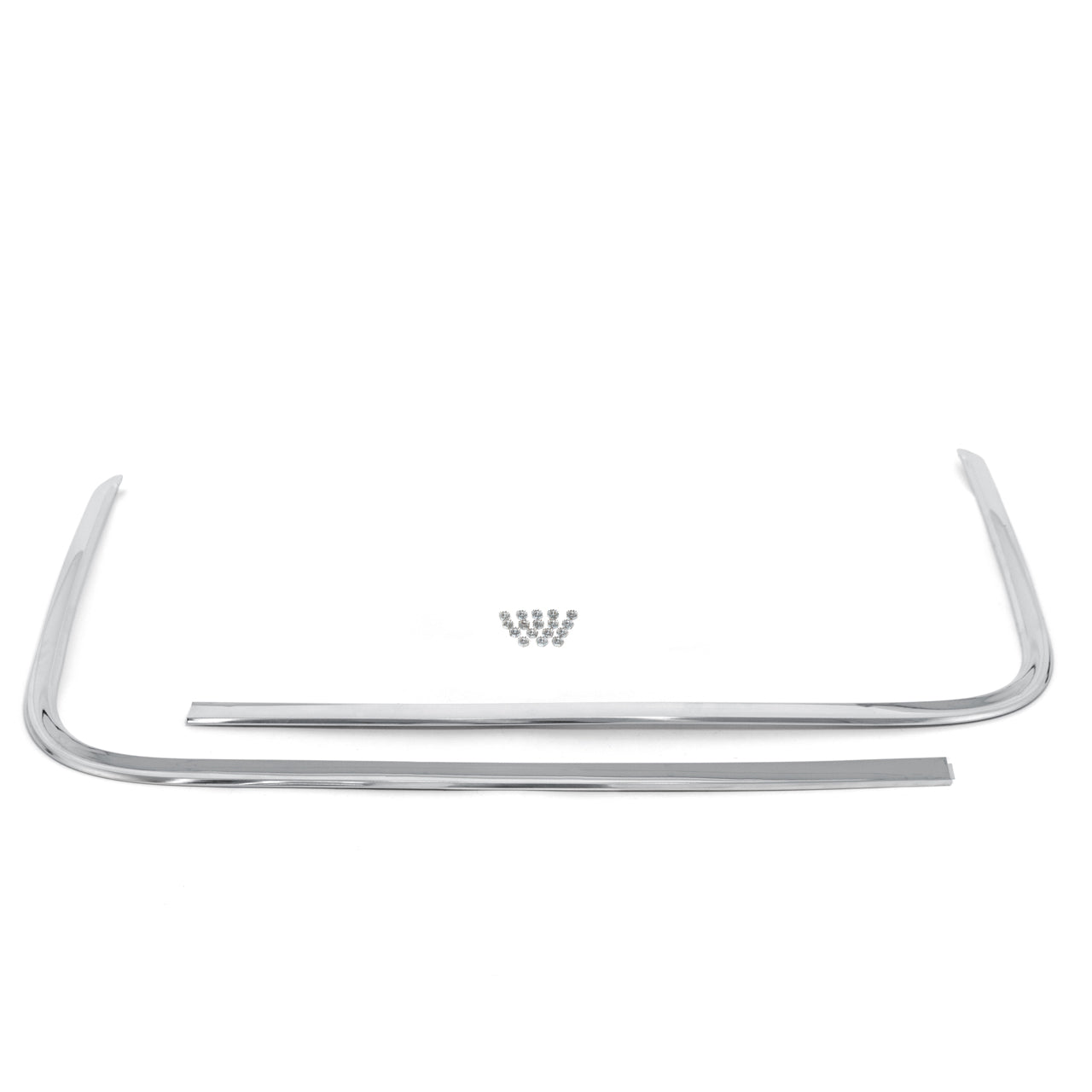 Convertible Top Boot Hockey Stick Trim Moldings | Pair | 1968 Ford Mustang