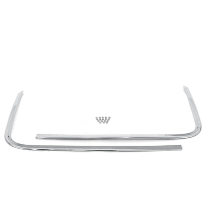 Convertible Top Boot Hockey Stick Trim Moldings | Pair | 1968 Ford Mustang