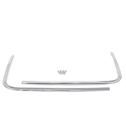 Convertible Top Boot Hockey Stick Trim Moldings | Pair | 1968 Ford Mustang