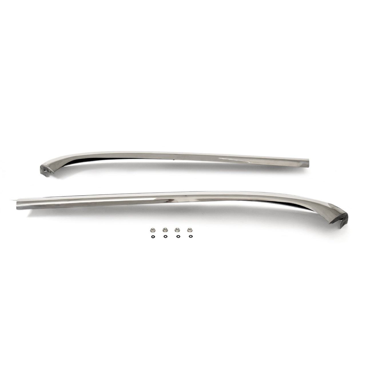 Top Windshield Trim Molding | Polished Stainless | Convertible | 1965-68 Ford Mustang